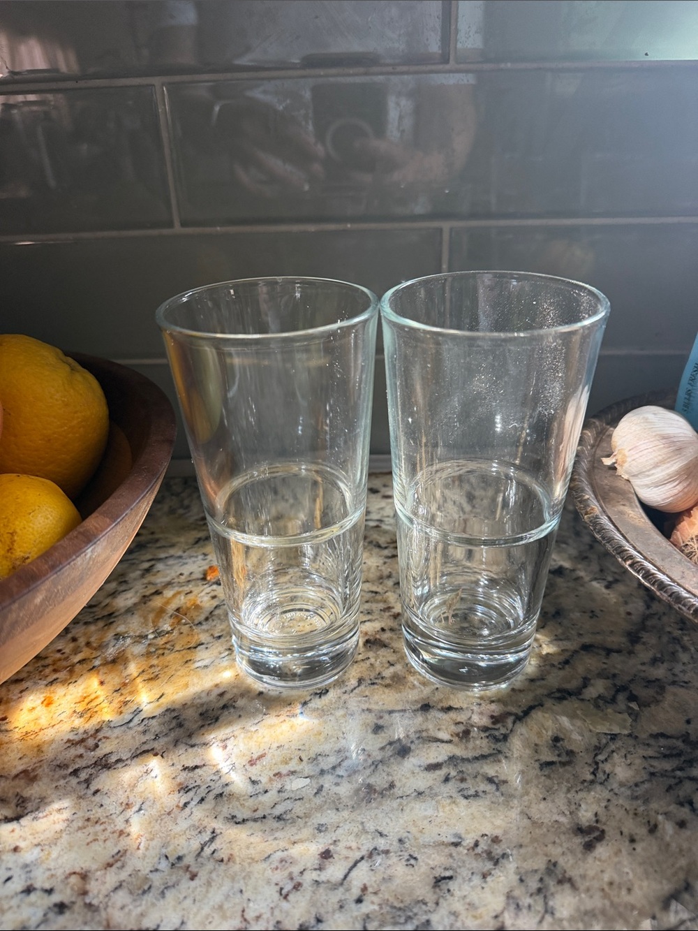 Libbey Duratuff Clear Glass Tumbler Set of 2 Drinking Glasses
